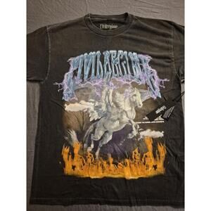 Civil Regime Black Tee Shirt Size Large BNWT